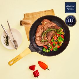 GIORNO FELICE Fresh-Up Ceramic Prime Shield 3X Coating Frying Pan 28cm Induction Compatible Non-Stick Lightweight
